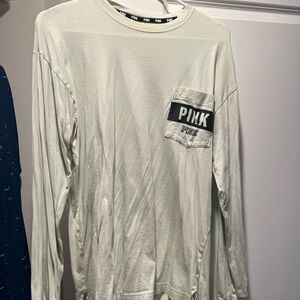 Victoria's Secret PINK Light Green Tee